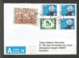 BELGIQUE - Interesting Letter Traveled To Spain  2010 Year  - F 3773 - Covers & Documents
