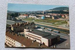 Cpm, Saint Die, La Gare Routière Et La Salle Des Fêtes, Vosges 88 - Saint Die