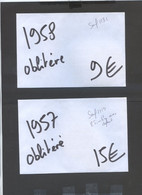 040122//1957+1958+1960+1961 En Oblitérés Quelques Manquant ( Voir Les Scans) - Other & Unclassified