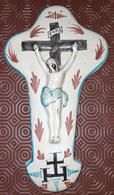 Crucifix En Faïence - Religion & Esotérisme