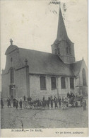 Audegem.   -   De Kerk.   -   Kaart In Perfecte Staat!   -   1910   Naar   Rupelmonde - Dendermonde