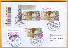 2022 2021 Moldova Moldavie  Special Postmark „Get Vaccinated! COVID-19 Has Not Disappeared!” - Moldavie
