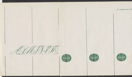 Essai - Bandes Pour Journaux (1877) Type 1C Vert Foncé SPECIMEN En Feuille De 16 Exemplaires Non Découpés. STES 1769 - Prove E Ristampe