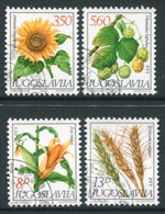YUGOSLAVIA 1981 Agricultural Crop Plants  Used.  Michel 1887-90 - Usati