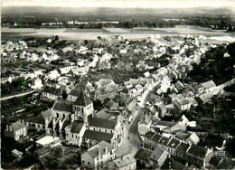 Laon * Vue Aérienne Sur L'église De Vaux Et La Rue De L'église - Laon