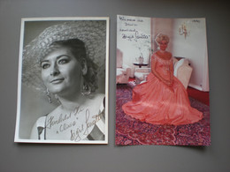 Birgit Sarata - Opera - Autogramm - Signé - Gehandtekend - Originele Foto's - Fotos