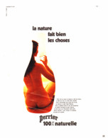 PUB  " PERRIER  "    1970  ( 45 ) - Perrier