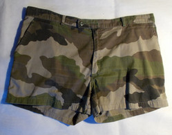 Short Militaire Camouflé - Tissage Mouline Thillot 1996 - T 104 - Uniformes