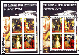 Orkney - 2014 - Europa Thema & Music - 2.Mini S/Sheet (imp.+perf.) Private İssue ** MNH - Local Issues