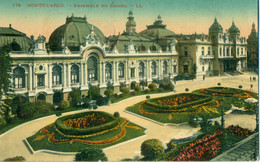 Monaco 1924 Postcard Monte Carlo 178 Ensemble Du Casino Eger Hungary - Covers & Documents