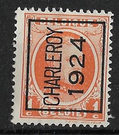 Charleroy 1924  Typo 93A - Tipo 1922-31 (Houyoux)