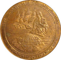 MEDALLA V CENTENARIO DESCUBRIMIENTO DE AMÉRICA. 1.992. COBRE - Firma's