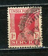 INDE (GB) - SOUVERAIN Tp DE SERVICE - N° Yvert 109 Obli. - Altri & Non Classificati