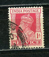 INDE (GB) - SOUVERAIN Tp DE SERVICE - N° Yvert 109 Obli. - Altri & Non Classificati