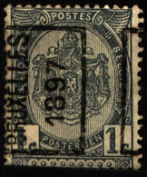 Belgium 1893 Mi 50V Heraldy PRE92 [precancel] - Roller Precancels 1894-99