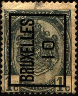 Belgium 1910 Mi 78V Heraldy PRE013 [precancel] - Sobreimpresos 1906-12 (Armarios)