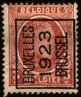 Belgium 1922 Mi 171V King Albert I PRE078 [precancel] - Typos 1922-26 (Albert I.)