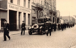 Photo Funeral Begrafenis  Funéraire  Garage Liverpool @ Anderlecht ?   8.5 X 13.5 Cm - Anderlecht