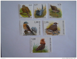 België Belgique 2002 Vogels Oiseaux Buzin Cob 3135-3140 YV 3129-3134 MNH ** - 1985-.. Birds (Buzin)