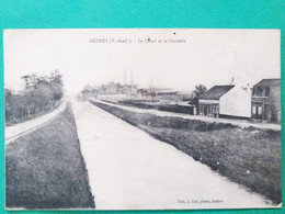 62 ,ardres , Le Canal Et La Sucrerie En 1917 - Ardres