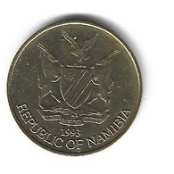*namibia 1 Dollar 1993  Km 4  Xf+ - Namibië