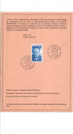 DOCUMENT FDC 1975 DOCTEUR SCHWEITZER - Brieven En Documenten