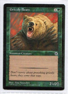 MAGIC The GATHERING  "Grizzly Bears"---PORTAL (MTG--134-6) - Autres & Non Classés