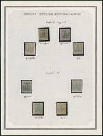 Petit Lion - Page De Collection : N°23 X4 & 23 A X4 / Qualité Diverses. Sans Gommes (*) Ou * // Pour étude, Nuance ! - 1866-1867 Kleine Leeuw