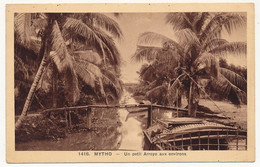 CPA - INDOCHINE - Mytho - Un Petit Arroyo Aux Environs - Viêt-Nam