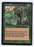 MAGIC The GATHERING  "Plant Elemental"---PORTAL (MTG--134-9) - Altri & Non Classificati