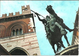 Piacenza (Emilia R.) Monumento Ad Alessandro Farnese E Scorcio Palazzo Del Governatore, Monument - Piacenza