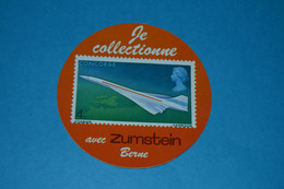 Avion CONCORDE - Autocollant Sticker - Je Collectionne Avec ZUMSTEIN Berne - Adesivi