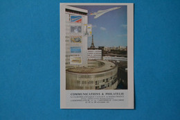 Avion CONCORDE - Autocollant Sticker - Communications Et Philatélie Radio France 1991 - Stickers