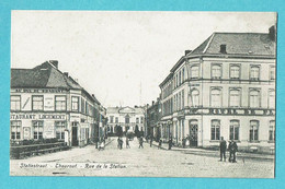 * Torhout - Thourout (West Vlaanderen) * (Edit Th. Samyn - De Borchgrave) Rue De La Station, Hotel, Au Duc De Brabant - Torhout