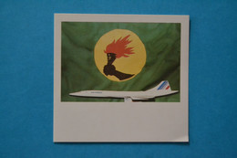 Avion CONCORDE - Autocollant Sticker - AIR FRANCE Zaïre Congo - Adesivi