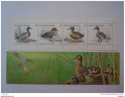 België Belgique 1989 Eenden Canards André Buzin Carnet Boekje Non Plié B19 C19 Yv C2332 2332-2335 MNH ** - 1953-2006 Modernes [B]