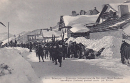 BRIANCON  - Concours International De Ski  (1907) - Mont -Genèvre - Les Alpini Partants Courir - Briancon