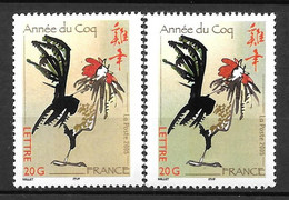 Année 2005 : Y. & T. N°  3749 ** Timbre Fond Rosé Et Fond Vert - Unused Stamps