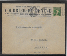 Suisse - Lettre - Cartas & Documentos