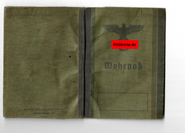 Wehrpass, Rybnik O/S, 1944 Zur Landwehr Eingezogen, - 1939-45