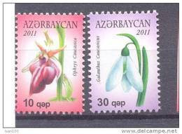 2011. Azerbaijan, Definitives, Flowers, 2v, Mint/** - Aserbaidschan