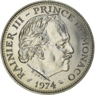 Monnaie, Monaco, Rainier III, 5 Francs, 1974, SPL+, Cupro-nickel, Gadoury:MC - 1960-2001 Nouveaux Francs