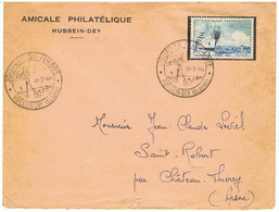 ENVELOPPE DE 1960-AMICALE PHILATELIQUE-HUSSEIN-DEY-2 SCANS- - Briefe U. Dokumente