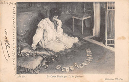 Jeux - La Carte Fatale, Par L. De Joncieres - Tableau Tireuse De Carte - Cartes à Jouer