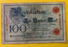 AB34 - Reichsbanknote 100 Mark 1903 - 100 Mark