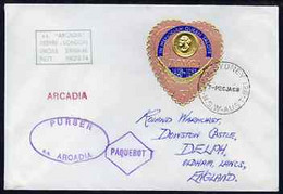 Tonga Used In Sydney (New South Wales) 1968 Paquebot Cover To England Carried On SS Arcadia With Various Paquebot And Sh - Tonga (1970-...)