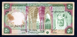 Banconota  Arabia Saudita 50 Royal 1976 (circolata) - Saudi Arabia