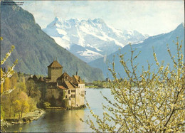 1055380 Veytaux - Schloss Chillon, Dents Du Midi (Lac Leman) - Veytaux