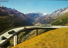 1056271 St. Gotthard-Pass (Südseite) Mit Blick Gegen Das Bedrettotal - Bedretto