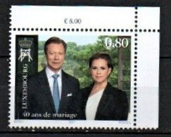 Luxembourg ,Luxemburg 2021 Mi.Nr 2262 , 40 Ans De Mariage , Postfrisch - Unused Stamps